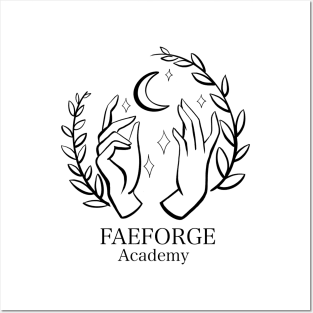 Faeforge Logo Black Posters and Art